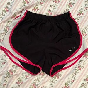 NWOT Black and pink Nike running shorts